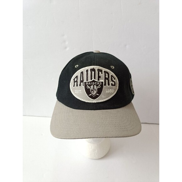 Nutmeg Other - Vintage Oakland Raiders Nutmeg American Needle Snapback Hat Black Cap 90s